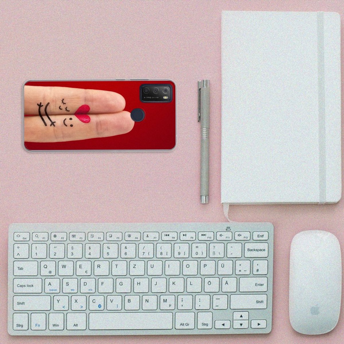 Alcatel 1S (2021) Silicone Back Cover Liefde - Origineel Romantisch Cadeau