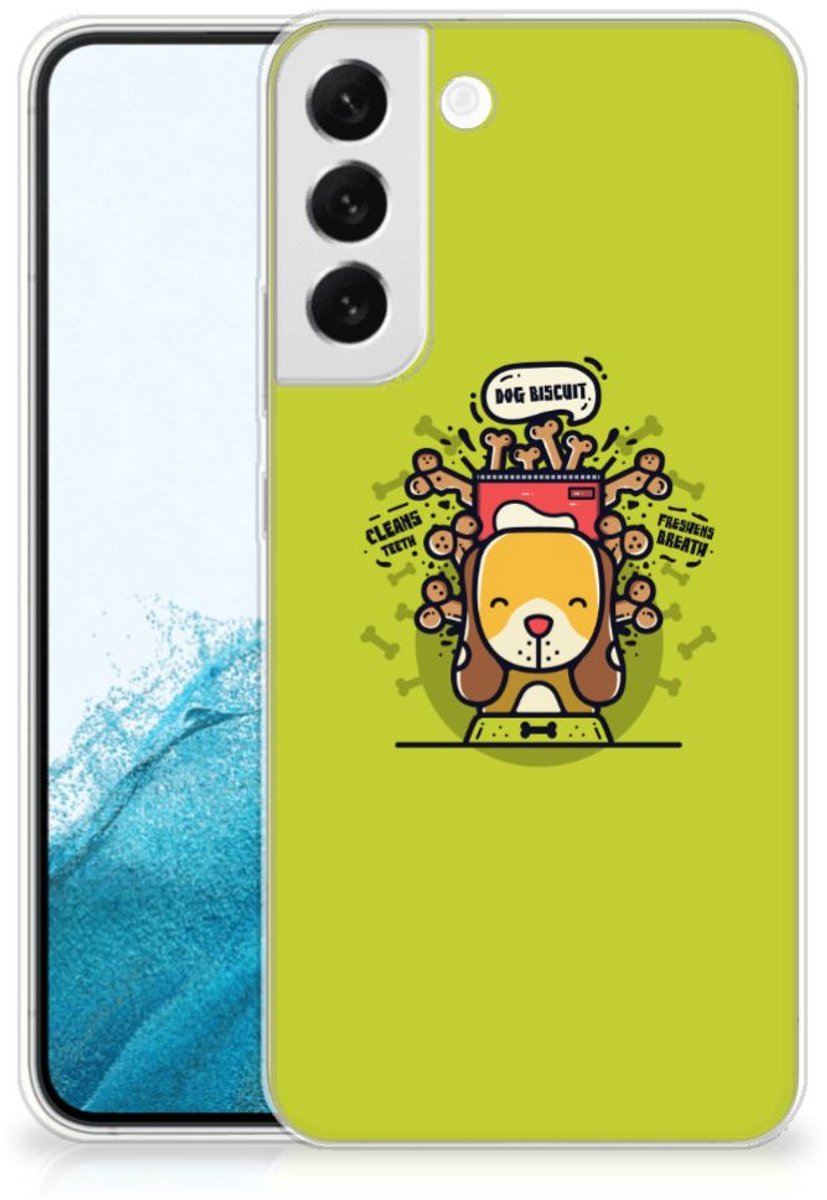 Samsung Galaxy S22 Plus Telefoonhoesje met Naam Doggy Biscuit