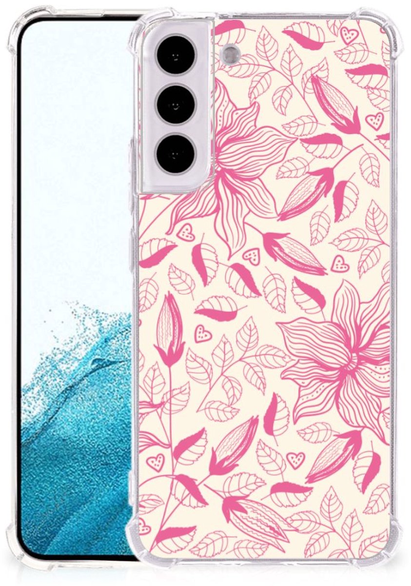 Samsung Galaxy S22 Plus Case Pink Flowers