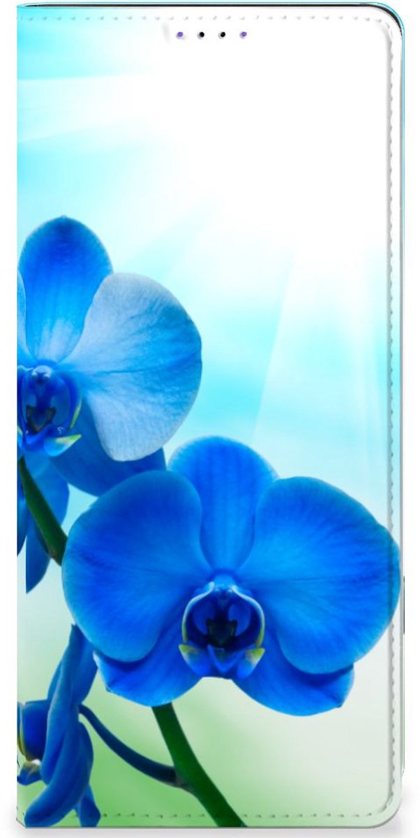 Samsung Galaxy A22 5G Smart Cover Orchidee Blauw - Cadeau voor je Moeder