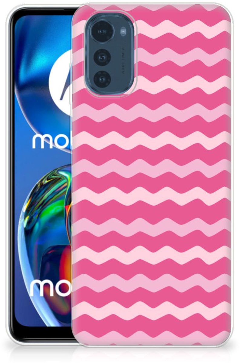 Motorola Moto E32/E32s TPU bumper Waves Pink
