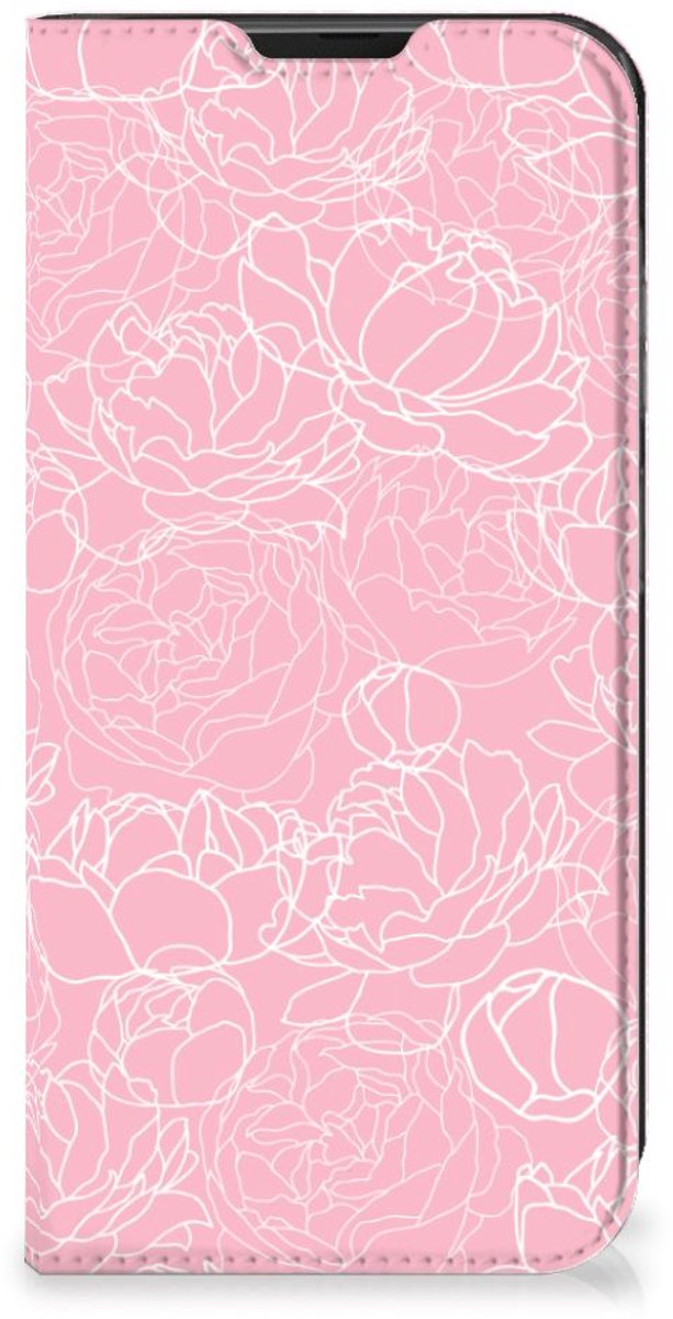 Samsung Galaxy Xcover 6 Pro Smart Cover White Flowers