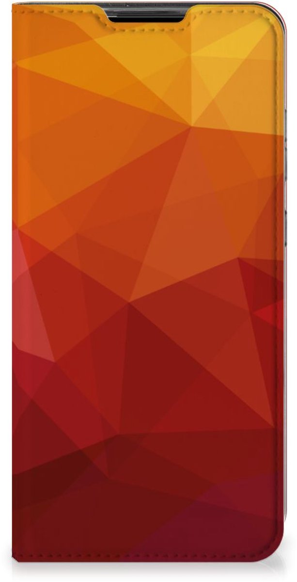 Stand Case voor Samsung Galaxy A72 (5G/4G) Polygon Red
