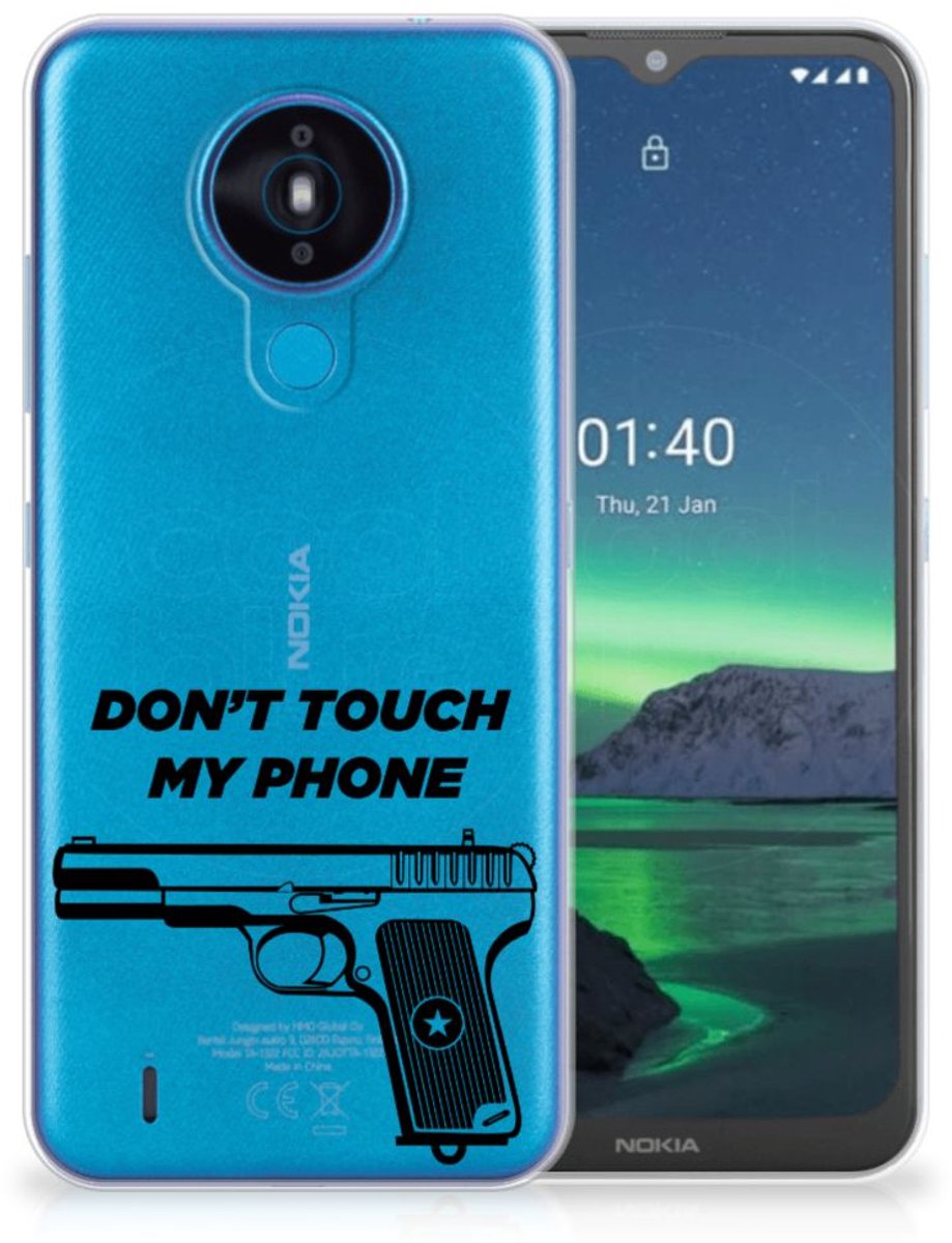 TPU Hoesje voor Nokia 1.4 Silicone-hoesje Pistol DTMP