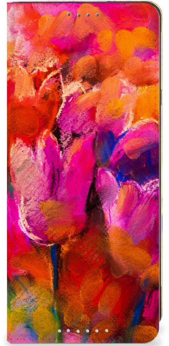 Standcase Hoesje voor Bookcase Sony Xperia 5 V Tulips