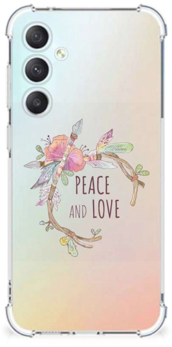 Samsung Galaxy S23 FE Stevig Bumper Hoesje Boho Text