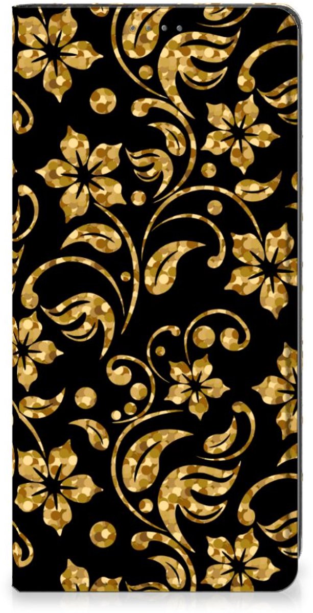 OnePlus Nord CE 2 Lite 5G Smart Cover Gouden Bloemen