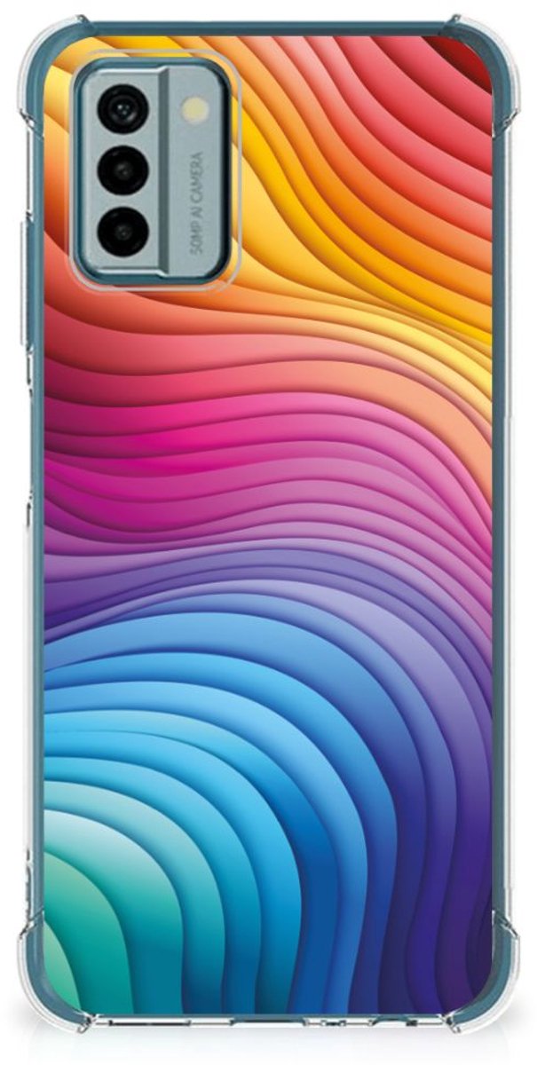 TPU Case Anti-Shock voor Shockproof Case voor Nokia G22 Regenboog