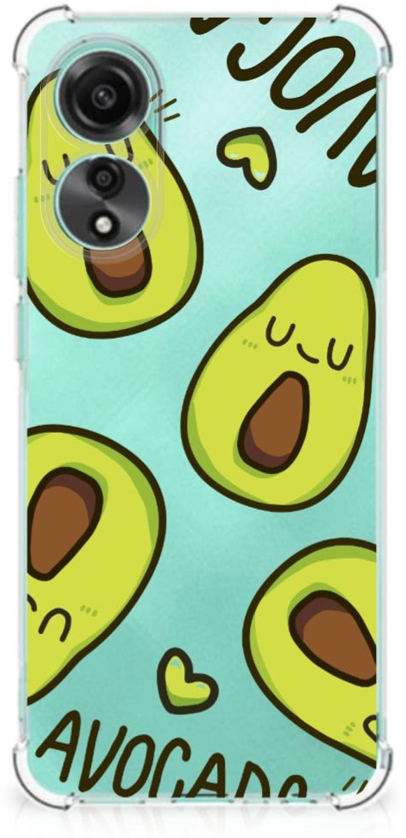 OPPO A78 4G Stevig Bumper Hoesje Avocado Singing