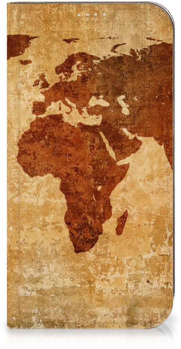 iPhone 15 Plus Book Cover Wereldkaart
