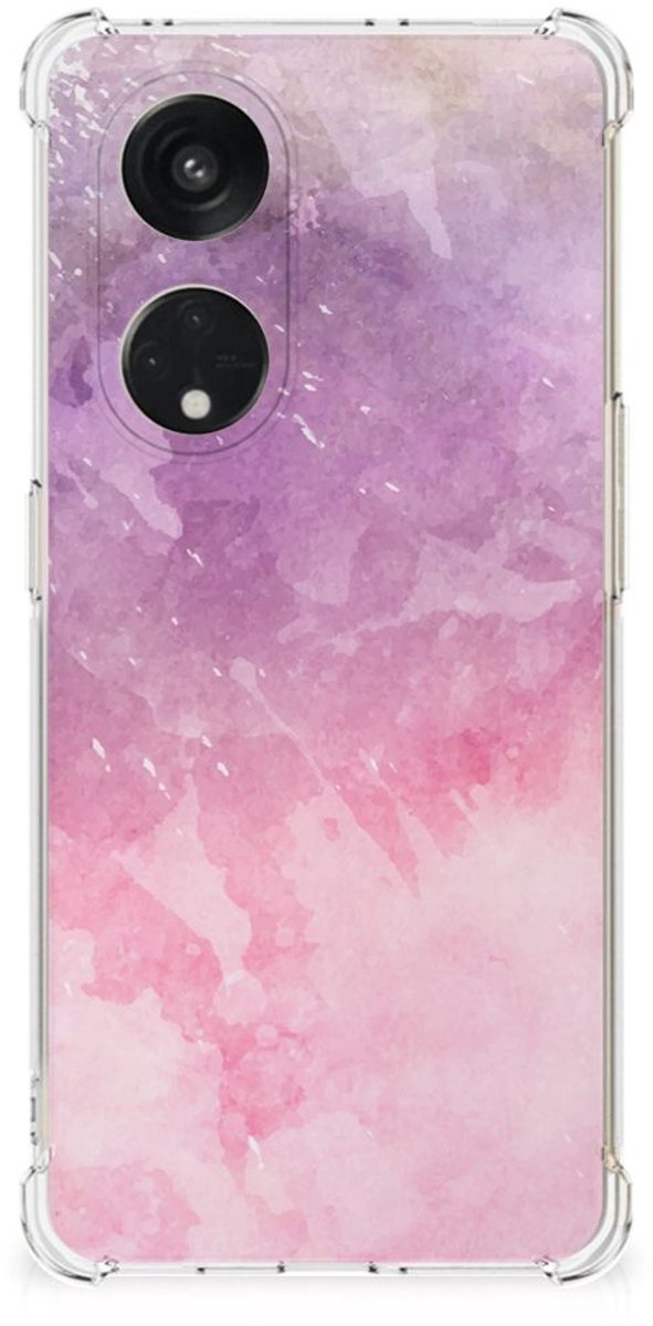 Back Cover OPPO Reno8 T 5G Pink Purple Paint