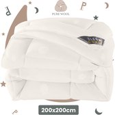 Bol.com Sleep Comfy - Premium 4-seizoenen Wollen Dekbed | 200x200 cm - 30 dagen Proefslapen - 100% Zuiver Australische Scheerwol... aanbieding