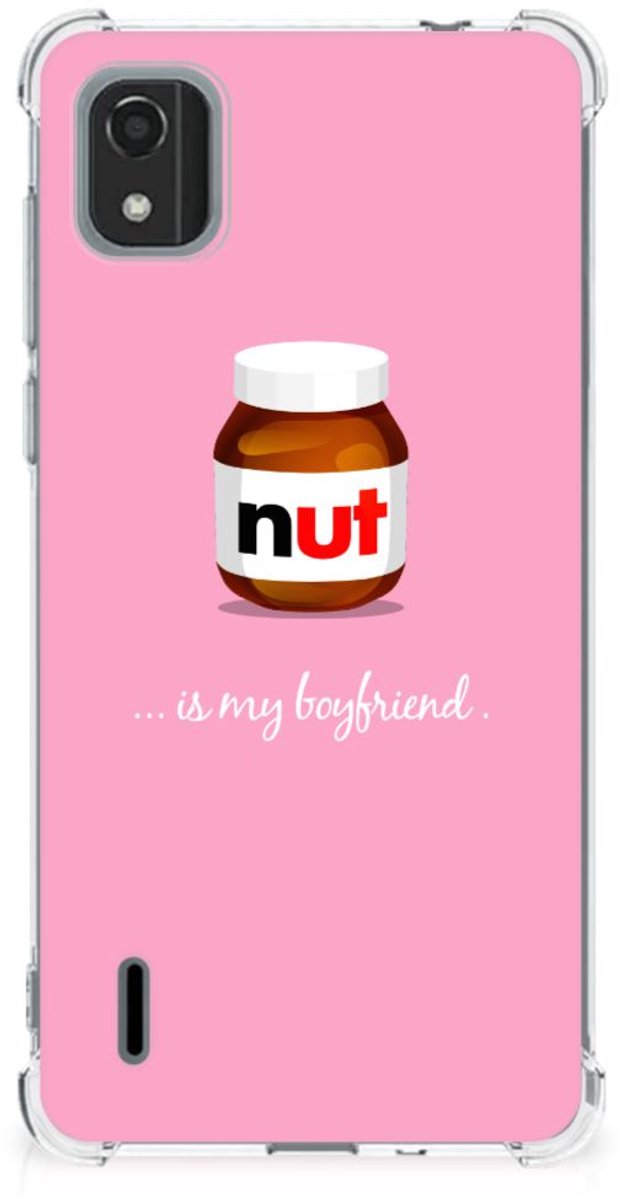 TPU Case Anti-Shock voor Nokia C2 2nd Edition Beschermhoes Nut Boyfriend