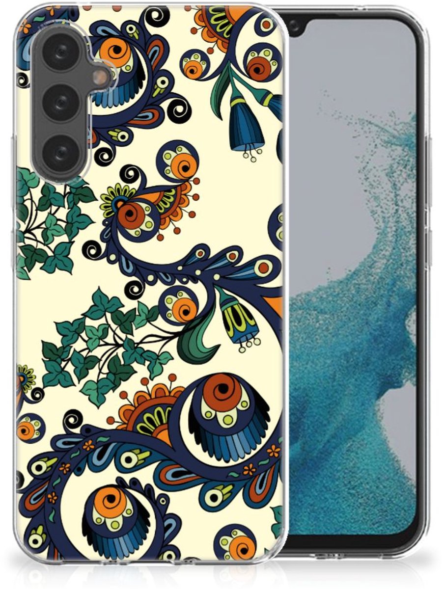 Siliconen Hoesje Samsung Galaxy A34 Barok Flower