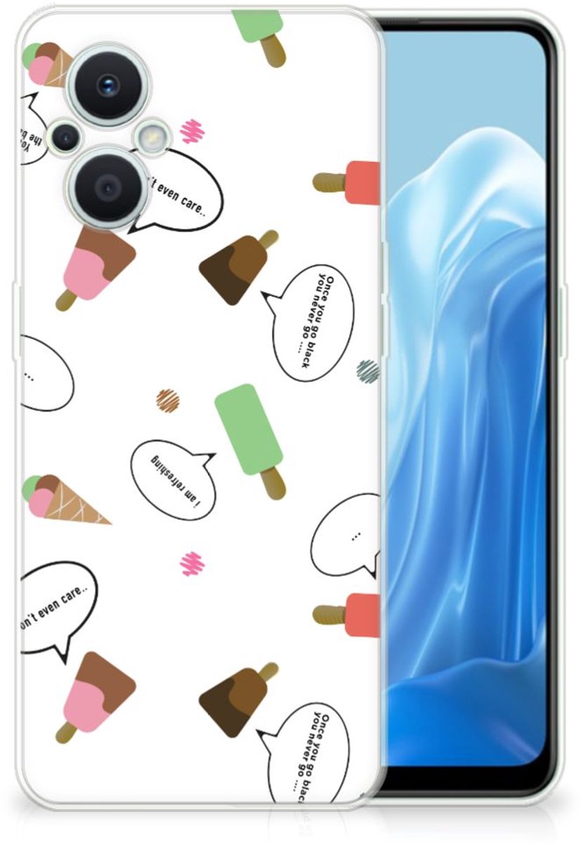 OPPO Reno8 Lite Siliconen Case IJsjes