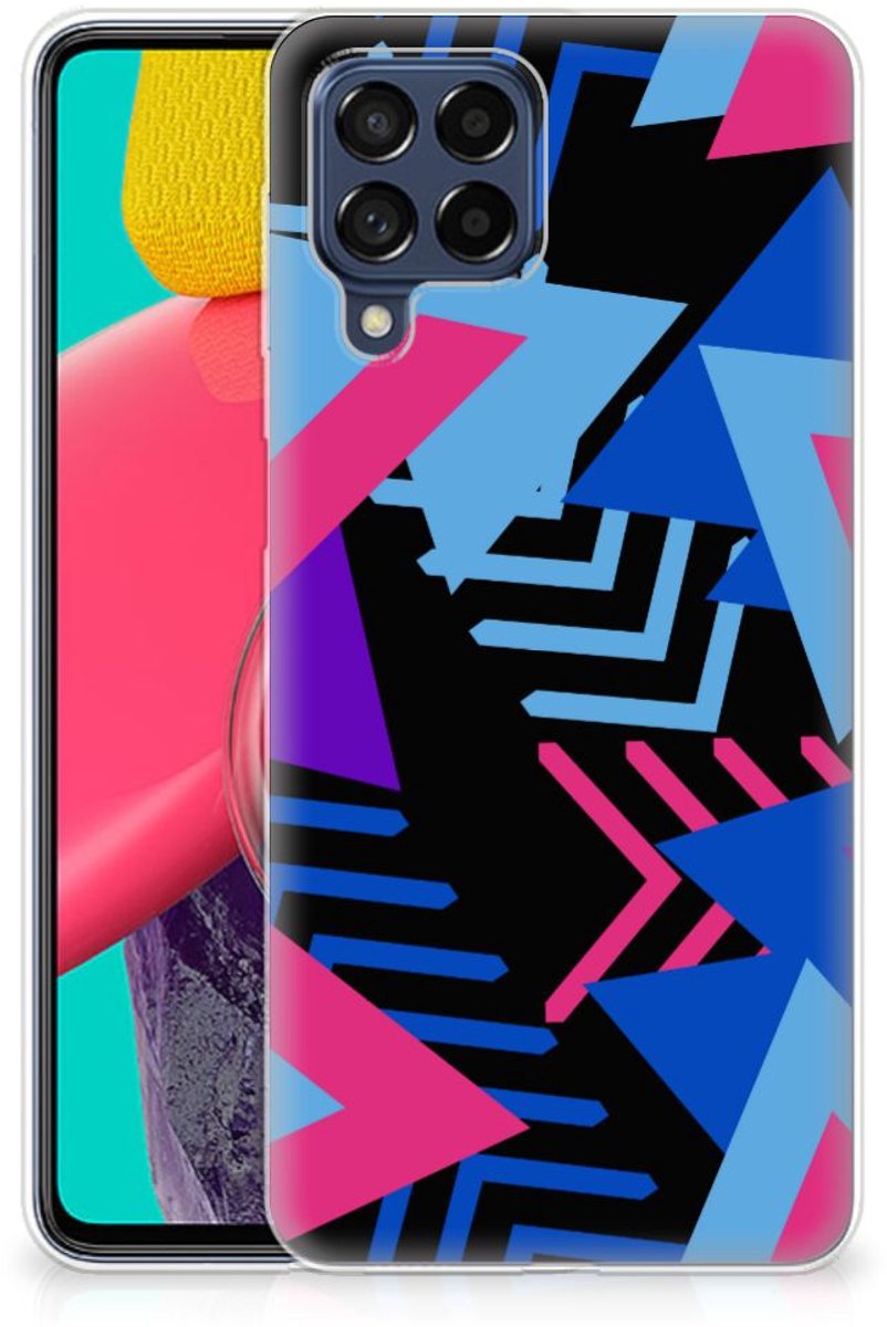 Samsung Galaxy M53 TPU Hoesje Funky Triangle