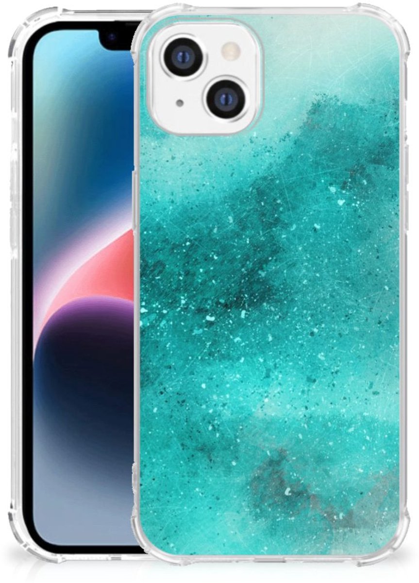 Back Cover Apple iPhone 14 Plus Painting Blue