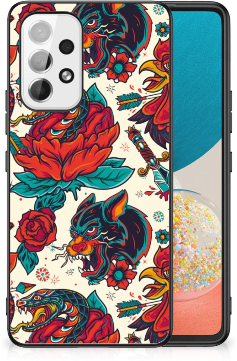 Silicone Back Case voor Samsung Galaxy A53 Old Skool