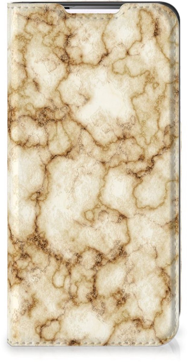 Samsung Galaxy S22 Standcase Marmer Goud