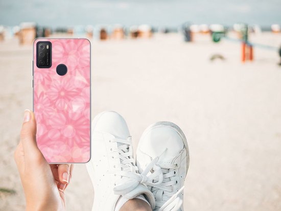 Protection Téléphone pour Alcatel 1S (2021) Coque Fleurs De Printemps