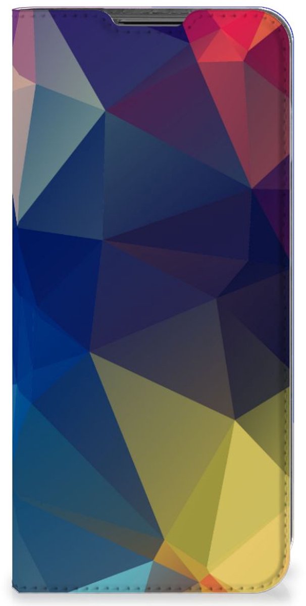Motorola Moto G22 Stand Case Polygon Dark