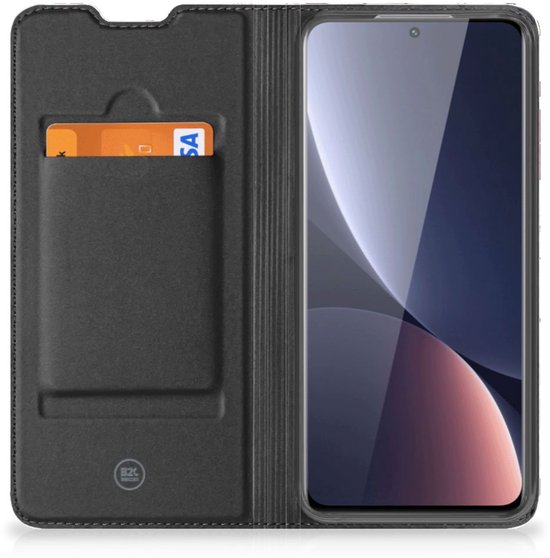 Étui pour téléphone portable Xiaomi 12 Pro Bookcase Aquarelle Fleurs