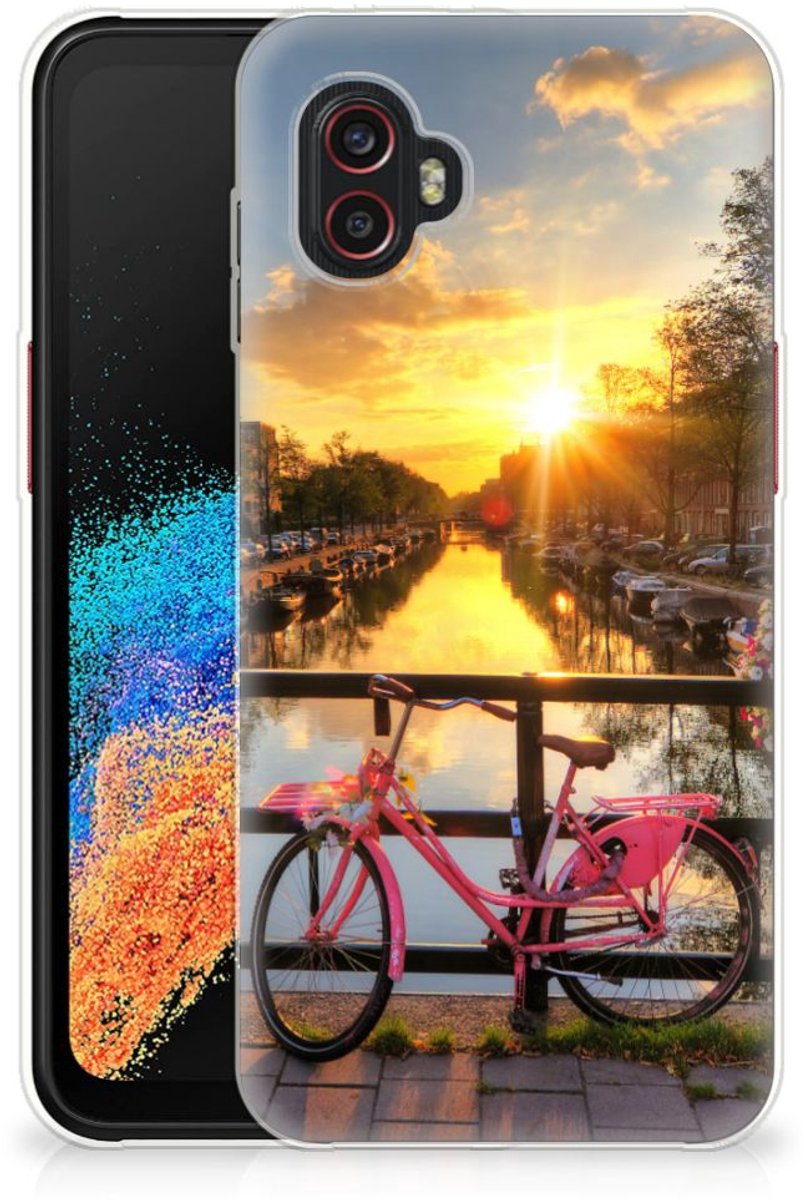 Samsung Galaxy Xcover 6 Pro Siliconen Back Cover Amsterdamse Grachten