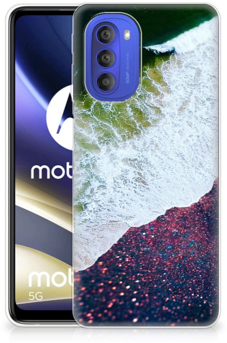 Motorola Moto G51 5G TPU Hoesje Sea in Space