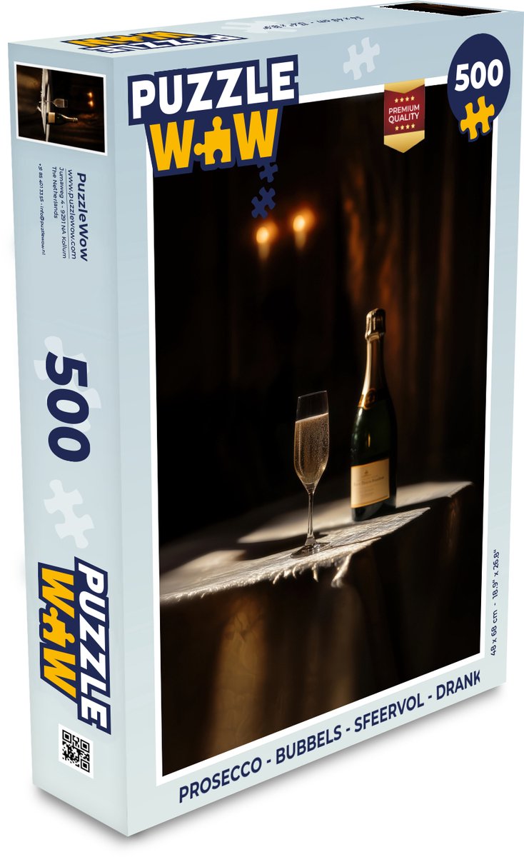 Puzzel Prosecco - Bubbels - Sfeervol - Drank - Legpuzzel - Puzzel 500 stukjes