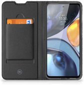 Coque Smartphone Motorola Moto G22 Book Style Case Angel Skull Blue