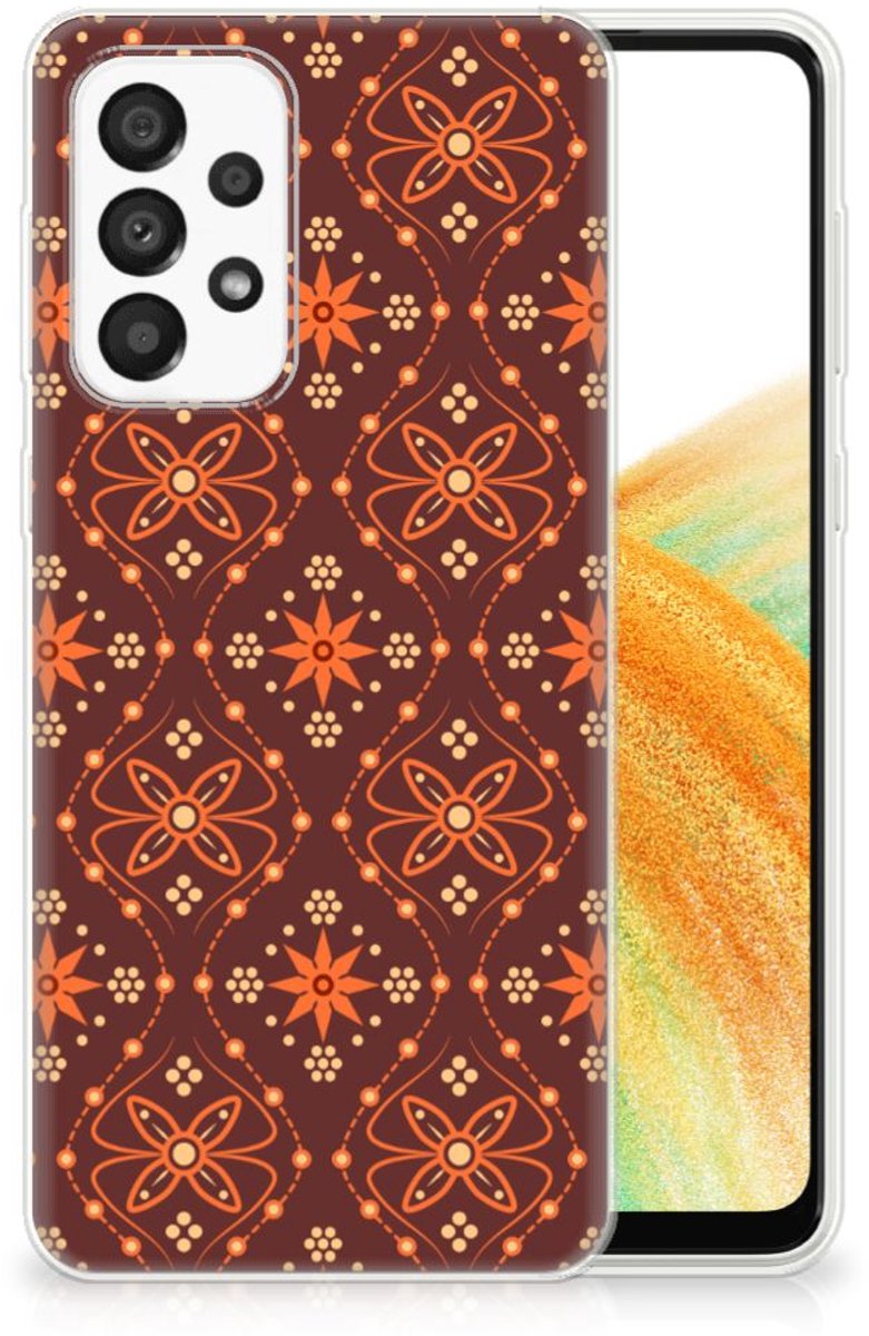 Samsung Galaxy A33 5G TPU bumper Batik Brown