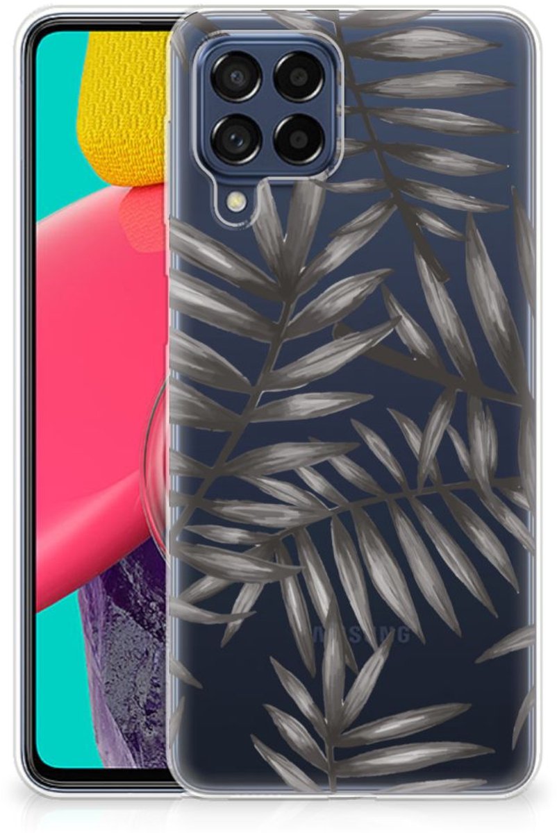Samsung Galaxy M53 TPU Case Leaves Grey