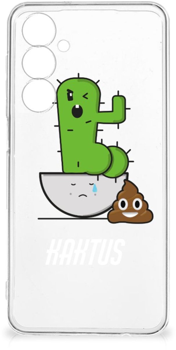 Samsung Galaxy A54 5G Telefoonhoesje met Naam Cactus Poo