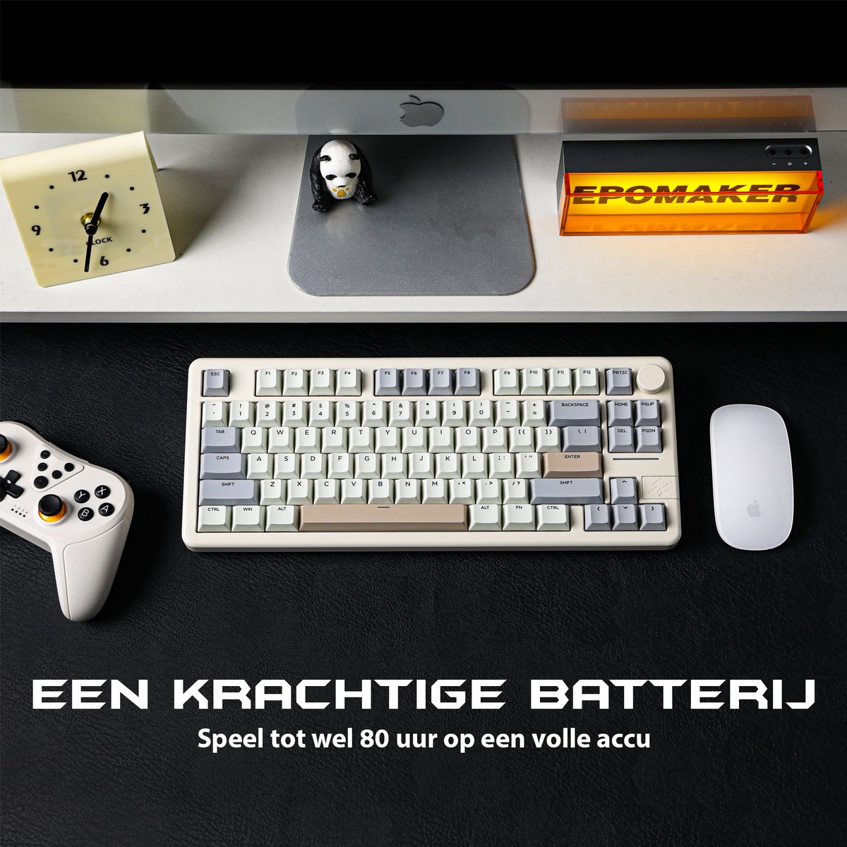 EPOMAKER Galaxy 70 - Compact draadloos gaming toetsenbord thumbnail 3