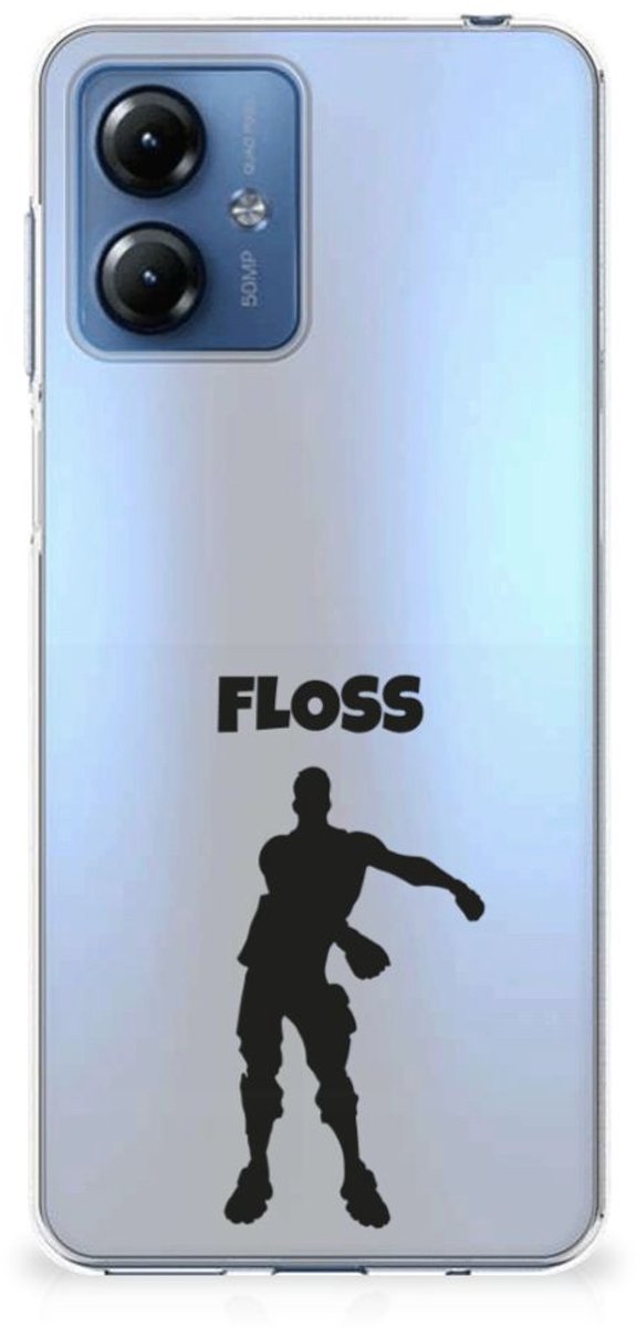 Motorola Moto G14 Telefoonhoesje met Naam Floss