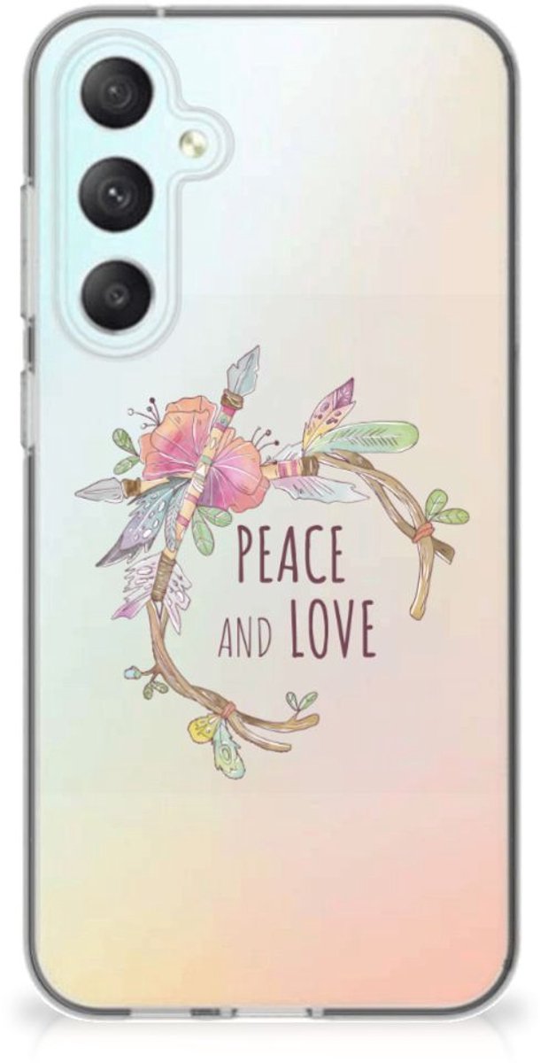 Back Cover voor Samsung Galaxy S23 FE Telefoonhoesje met Naam Boho Text