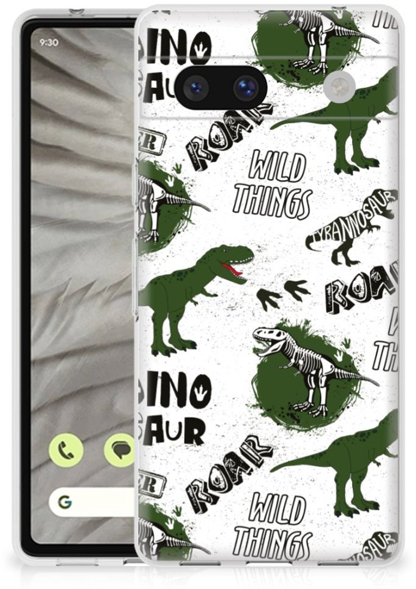 TPU Hoesje voor Google Pixel 7A Dinosaurus