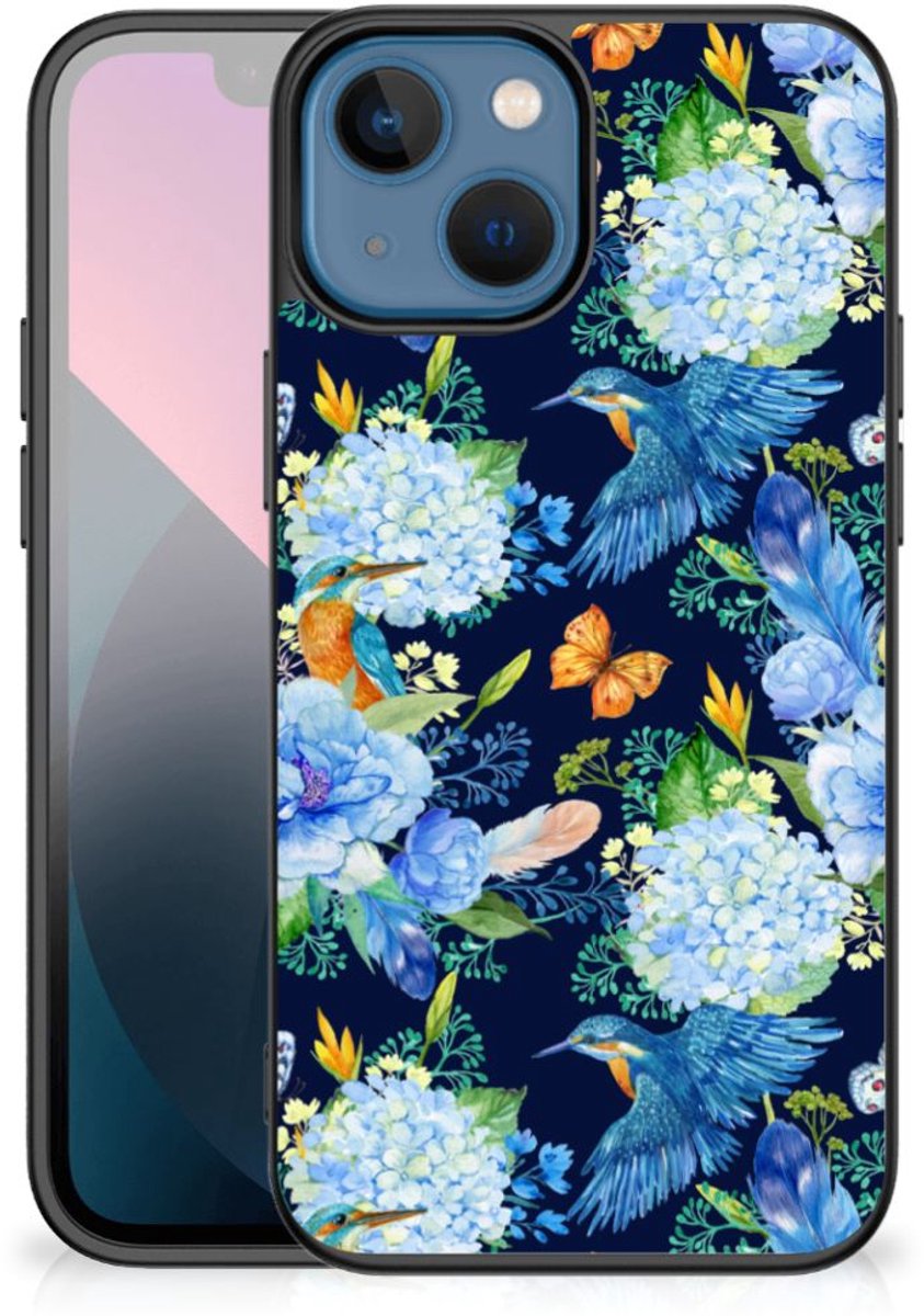 Dierenprint Telefoonhoesje voor Apple iPhone 13 mini IJsvogel