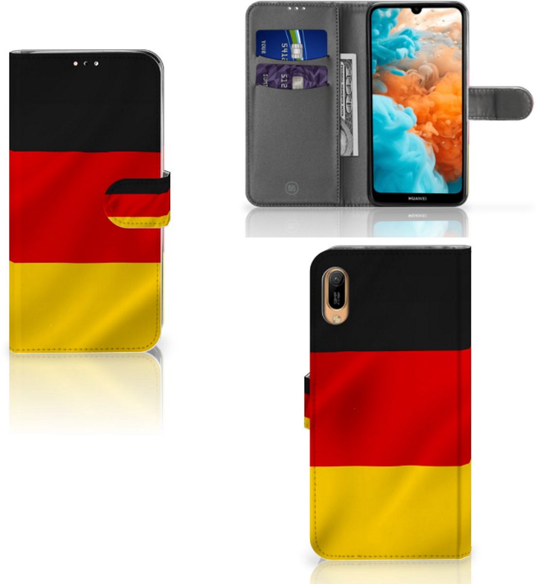 Huawei Y6 (2019) Bookstyle Case Duitsland