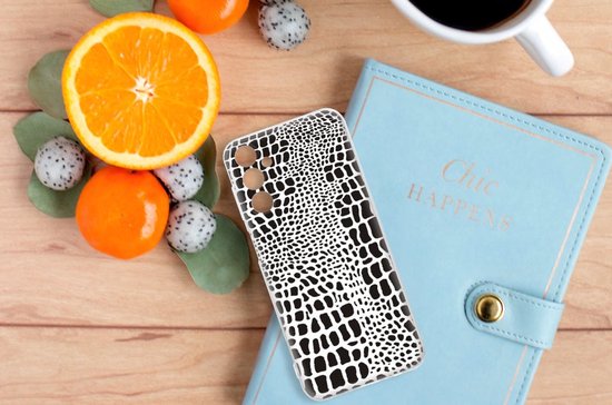 Samsung Galaxy M14 TPU Hoesje Slangenprint