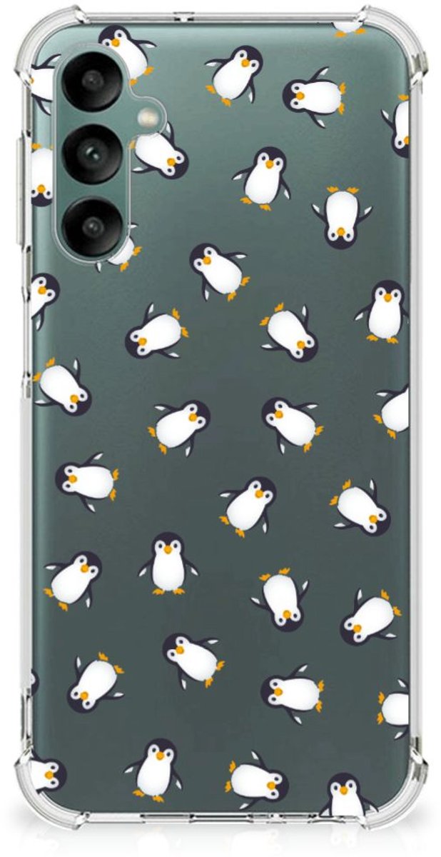 Doorzichtige Silicone Hoesje voor Samsung Galaxy A24 Pinguïn