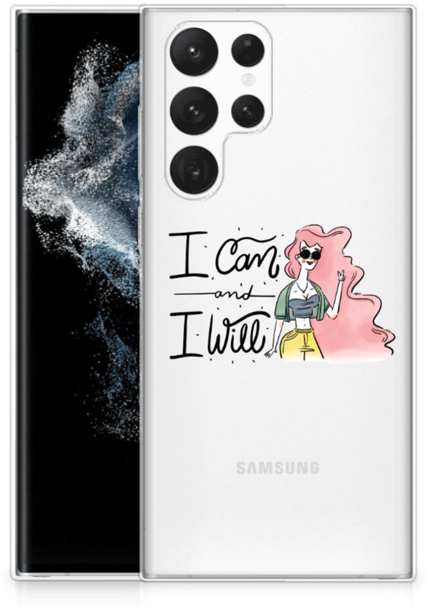 Samsung Galaxy S22 Ultra Telefoonhoesje met Naam i Can