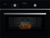 Bol.com AEG OO5NK40WB 5000 serie CombiQuick - Inbouwoven - Heteluchtoven met Magnetron - 41 L aanbieding