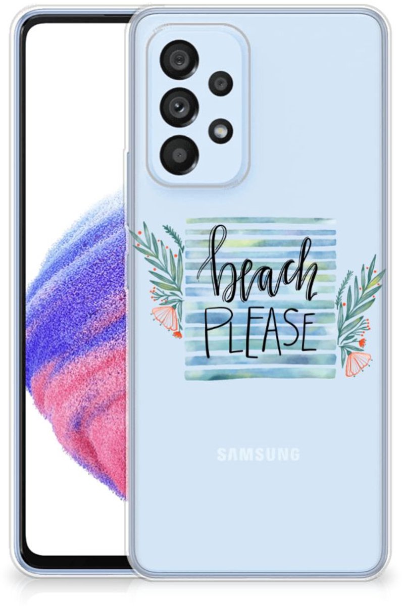 Samsung Galaxy A53 5G Telefoonhoesje met Naam Boho Beach