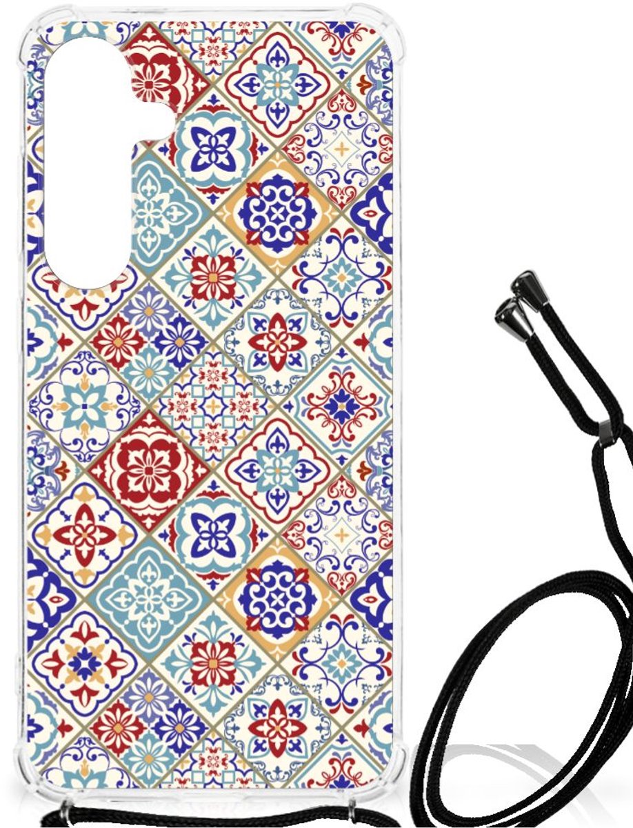 Samsung Galaxy S24 Plus Anti-Shock Hoesje Tiles Color