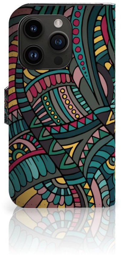 Coque Téléphone iPhone 15 Pro Protection Housse Aztec