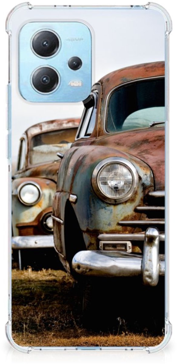 Xiaomi Redmi Note 12 5G Anti-shock Hoesje met foto Vintage Auto