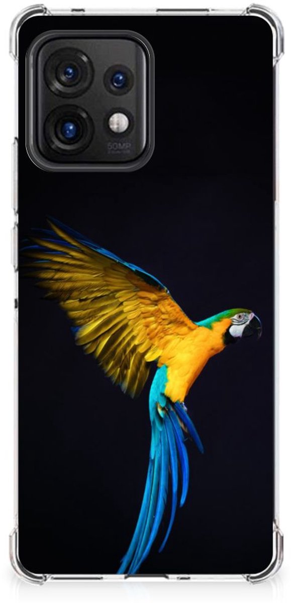 Motorola Edge 40 Pro Case Anti-shock Papegaai
