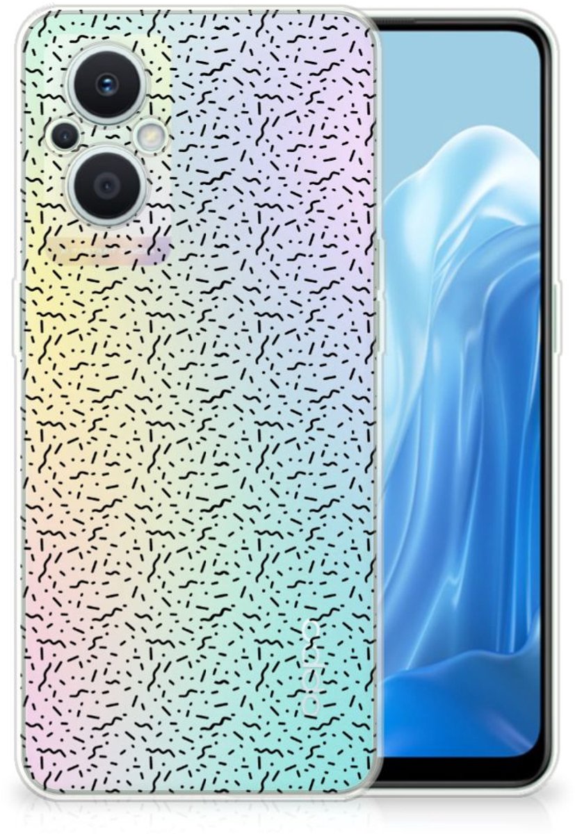 OPPO Reno8 Lite TPU bumper Stripes Dots