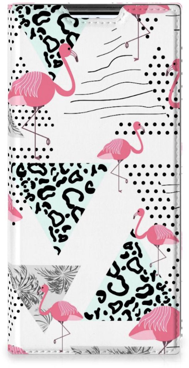 Samsung Galaxy S22 Ultra Hoesje maken Flamingo Triangle